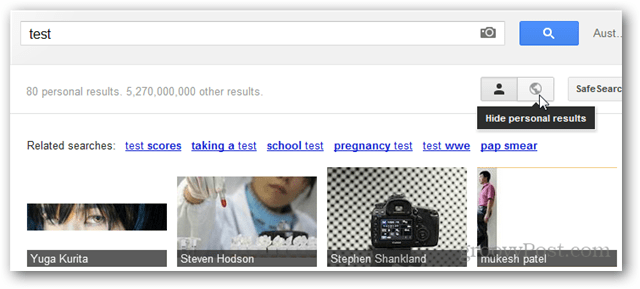 google obrázky osobní výsledky
