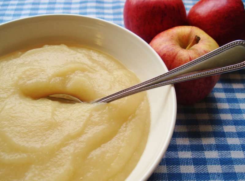 Recept na jablkové pyré pro kojence