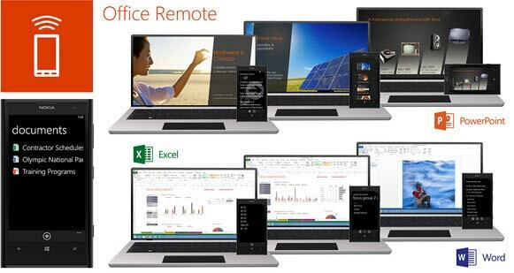 Ovládejte své prezentace a další dokumenty Office pomocí aplikace Office Remote