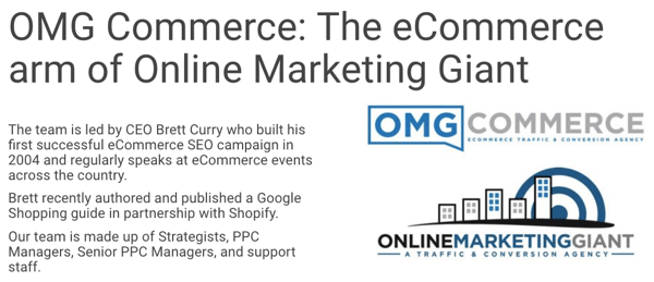 OMG Commerce je agentura využívající celé cesty.