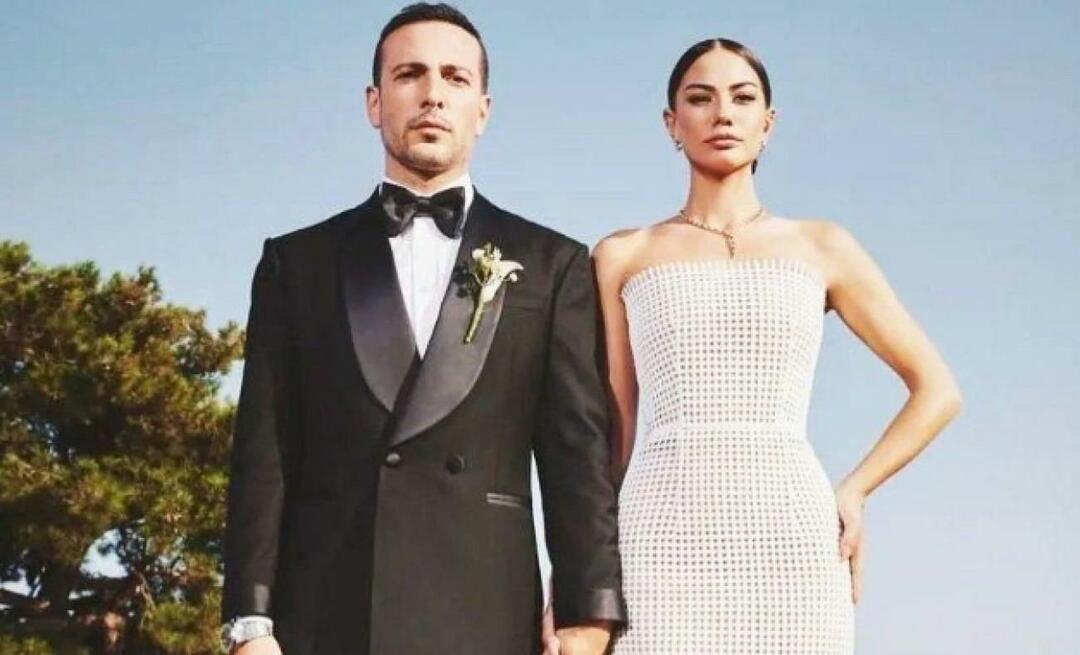 Čerstvá nevěsta a ženich Oğuzhan Koç a Demet Özdemir překvapivé sdílení! O tom rámu se hodně mluvilo.