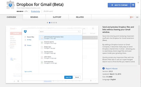 schránka pro Gmail