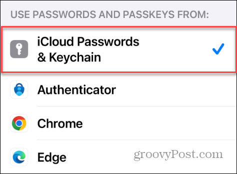 icloud hesla a klíčenka nastavení iphone
