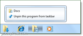 násobené složky připnuté na hlavním panelu systému Windows 7