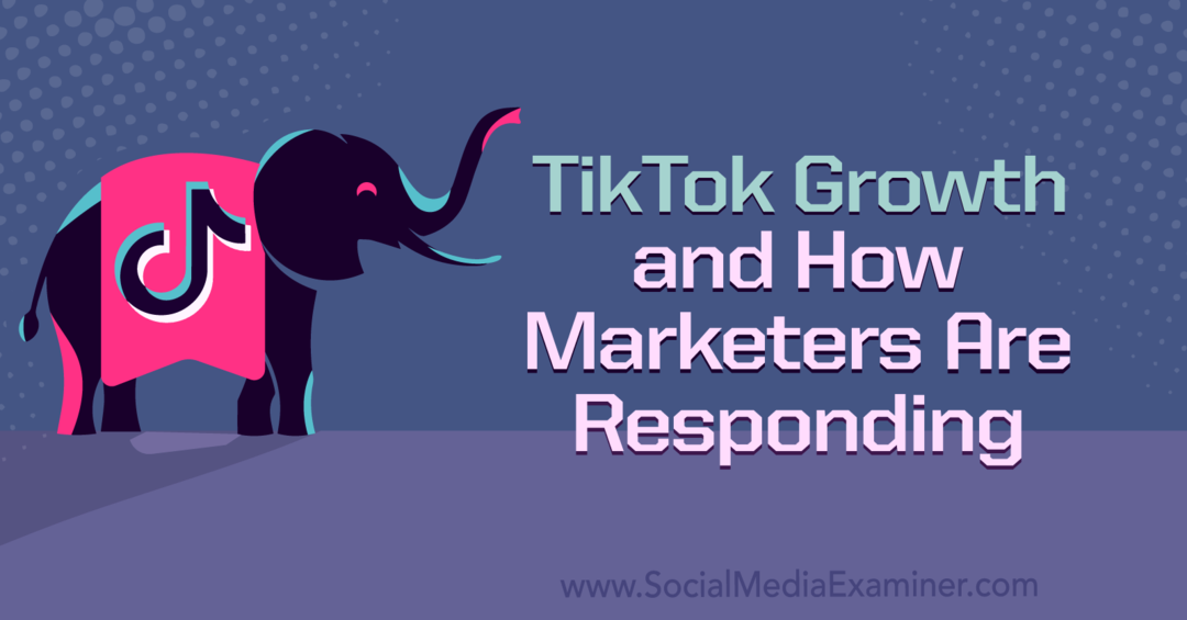 Růst TikTok a jak reagují marketéři: Průzkumník sociálních médií