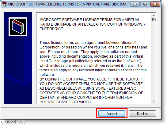 Licence na instalaci Windows 7 VHD