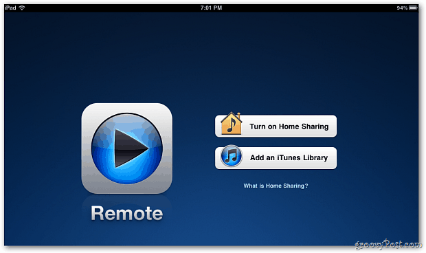 Aplikace Apple Remote App