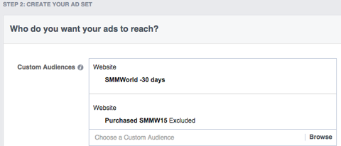 Sada facebookových reklam SMMW15