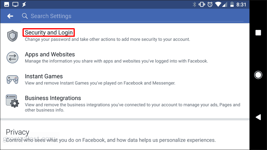 facebook zabezpečení a přihlášení