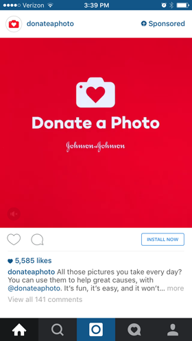 instagram donateaphoto