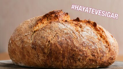 Jak vyrobit nejjednodušší chléb? Chléb recept, který dlouho nevydával.. Výroba chleba v plné velikosti