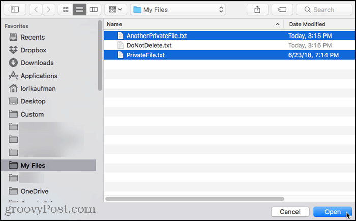 Vyberte soubory, které chcete odstranit v CleanMyMac 3