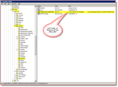 Umístění složky OLK v aplikaci Outlook 2003 a Windows XP