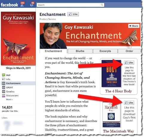 Guy Kawasaki - stránka Enchantment na Facebooku