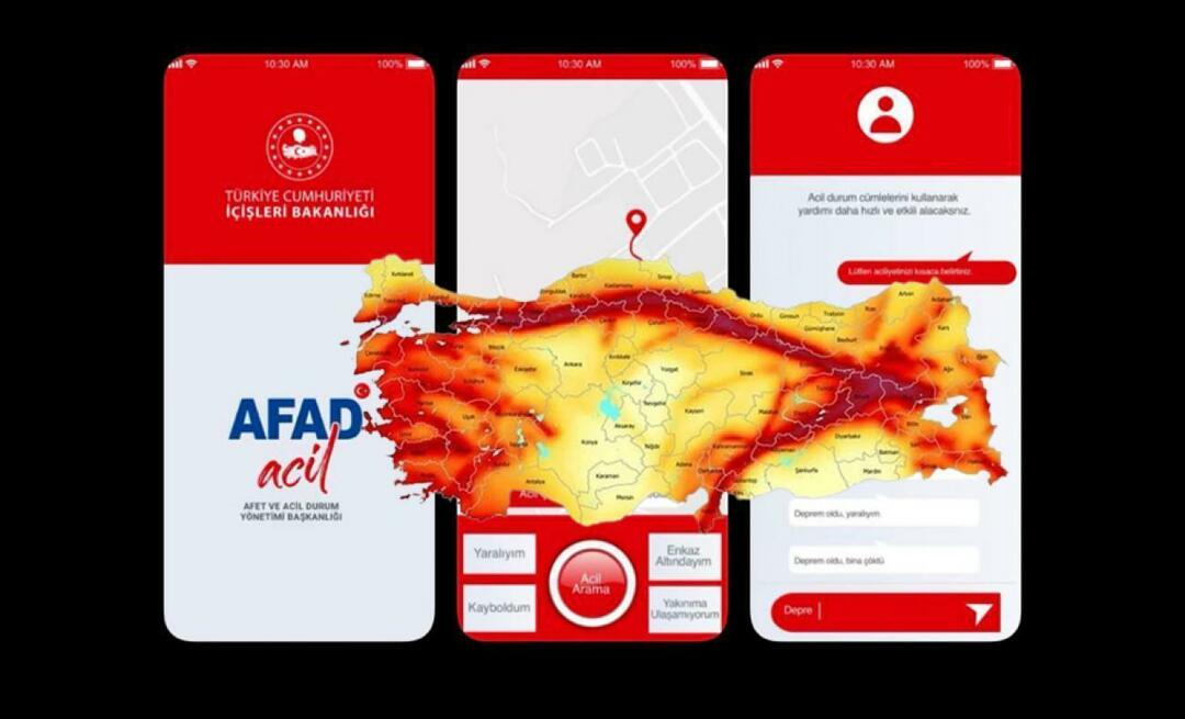 Je z aplikace AFAD zpochybňováno riziko zemětřesení v domě? Mapová aplikace zemětřesení od AFAD