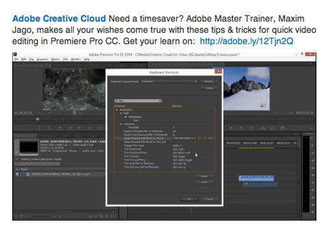 Adobe Creative Cloud obsah na Linkedin