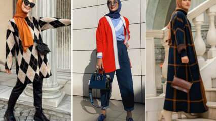 Modely svetrů v hidžábu 2020-2021! Jak se kombinují vesty?