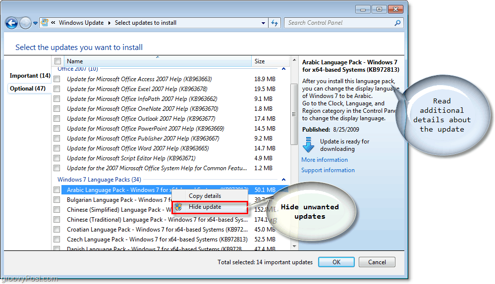 Jak aktualizovat Windows 7 automaticky pomocí Windows Update