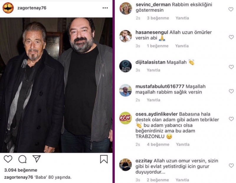 Nevzat Aydın, zakladatel Yemek Sepeti, sdílel Al Pacino! Sociální média zmatená