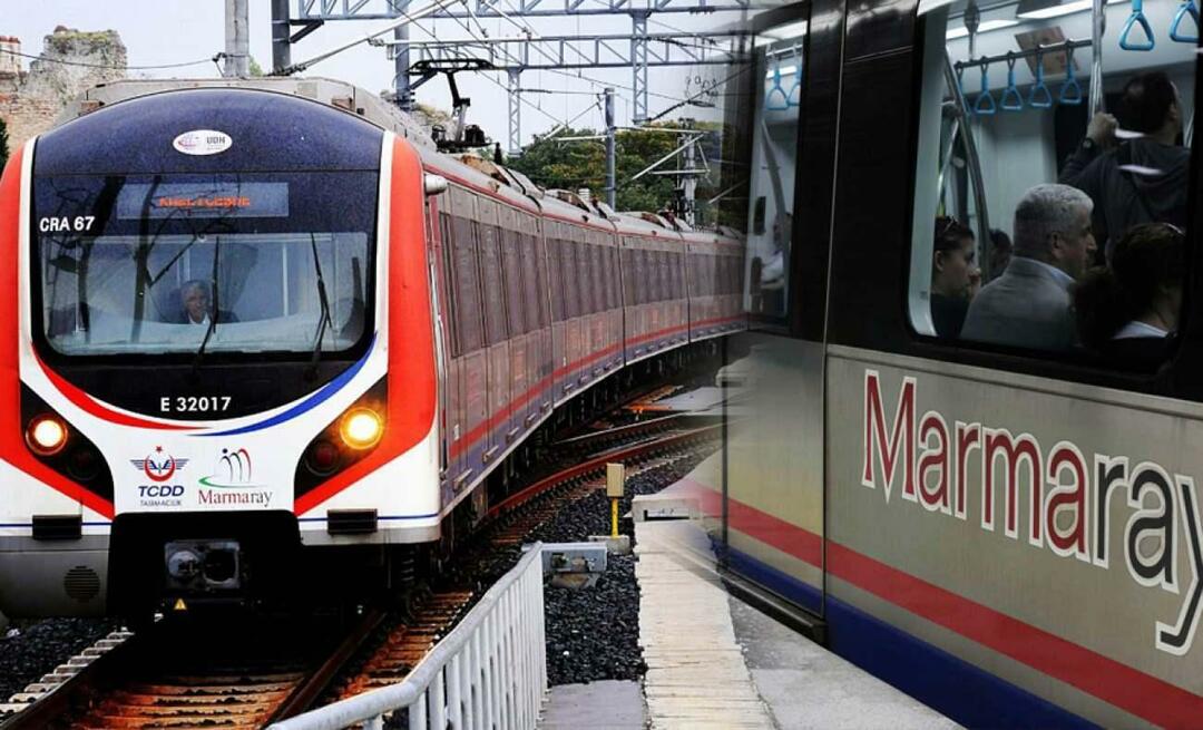 Kterými zastávkami Marmaray projíždí? Kolik stojí Marmaray? Marmaray časy