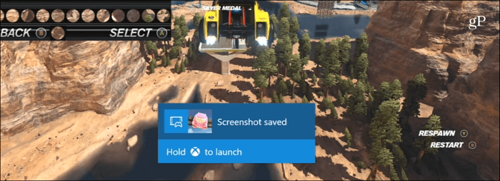 Zachyťte Screenshot Xbox One