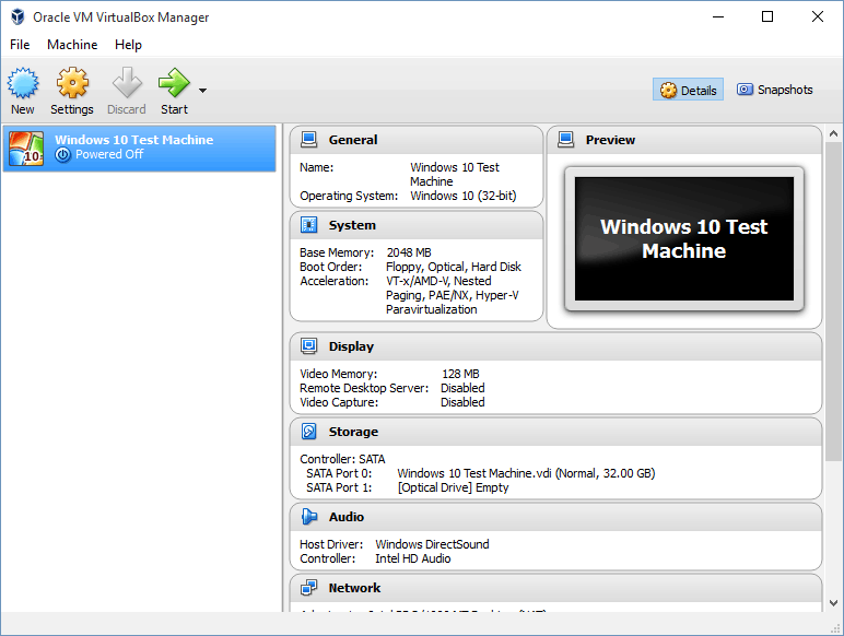 08 Dokončení konfigurace VM (instalace Windows 10)