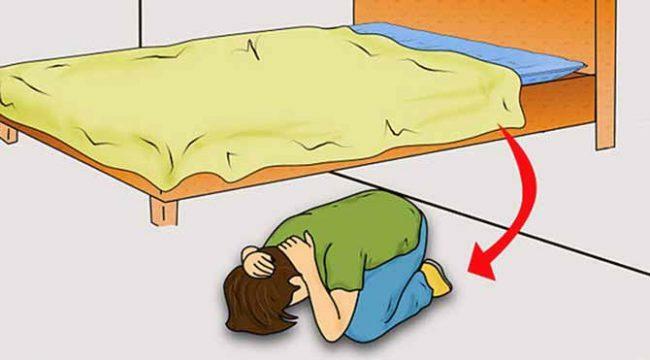 Co dělat, když k zemětřesení dojde v noci, když spíte