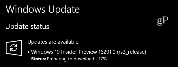 Microsoft uvolňuje Windows 10 Preview Build 16291 pro PC