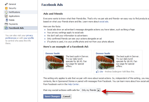 nastavení facebookové reklamy