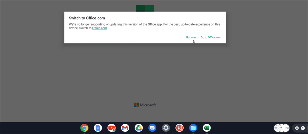 Chromebook není podporován kancelářskou aplikací pro Android