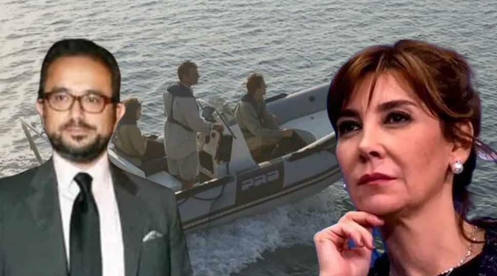 Ali Sabancı a jeho manželka Vuslat Doğan Sabancı narazili na skály se svým zvěrokruhovým člunem