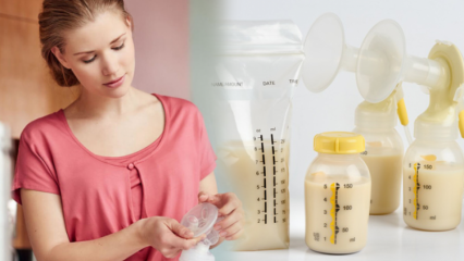 Jak je mateřské mléko skladováno neporušené? Jak používat mléko? Při zahřívání mléka ...