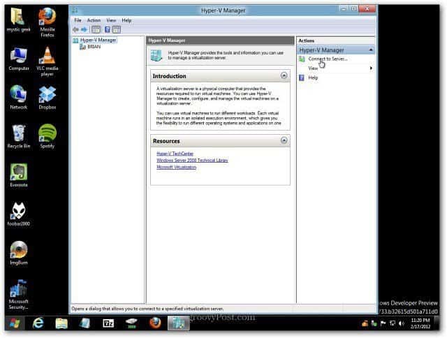 Windows 8: Povolte Hyper-V k vytváření a správě virtuálních počítačů