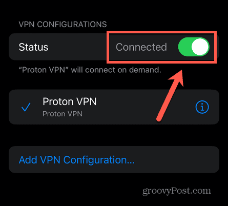 iphone vpn připojený přepínač