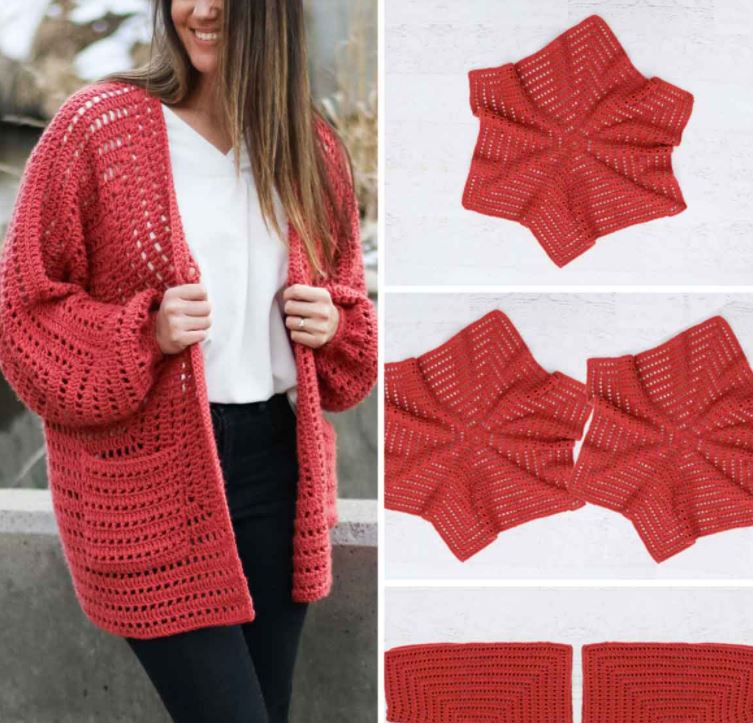 Vytvoření svetru s šestiúhelníkovým motivem, který můžete nosit na podzim