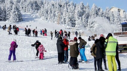 Tloušťka sněhu přesáhla 1 metr v Uludağ