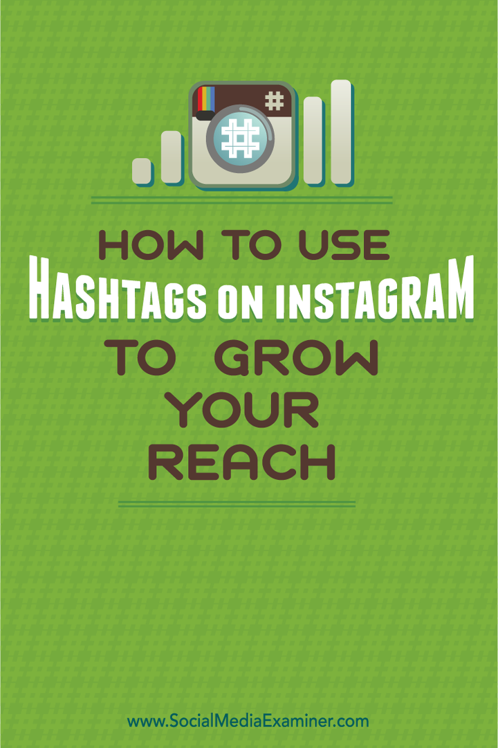 jak rozšířit dosah instagramu pomocí hashtagů