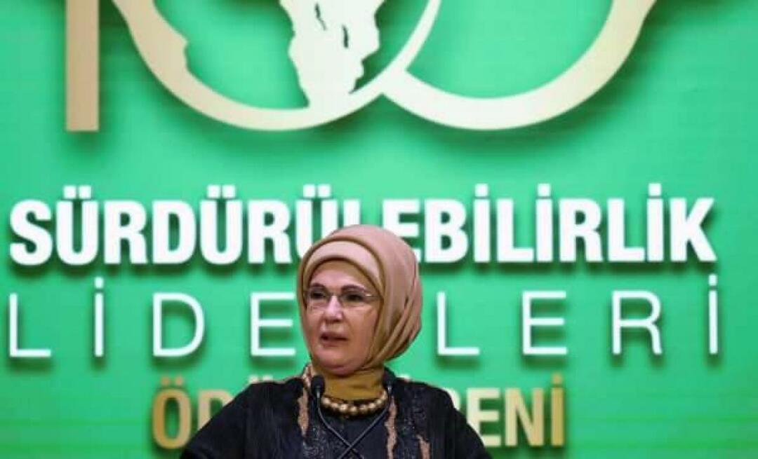 Sdílení od Emine Erdoğan ze Summitu Sustainable Century