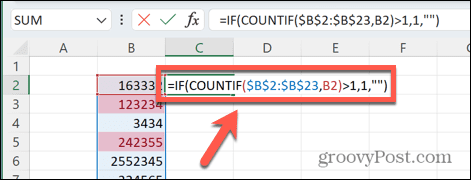 Excel počítat duplikáty