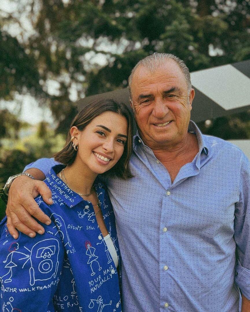 Fatih Terim a jeho dcera Buse Terim