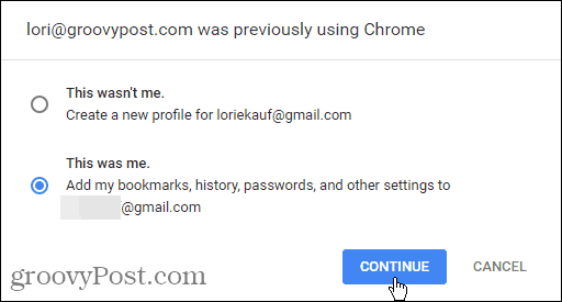 E-mail dříve používal Chrome