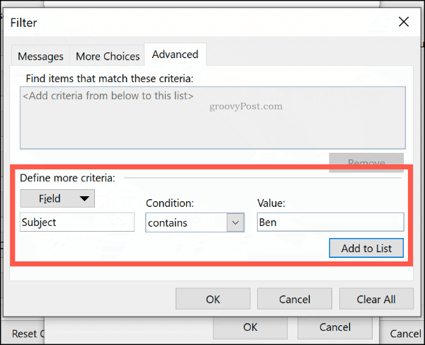 Pokročilá pravidla podmíněného formátování v aplikaci Outlook