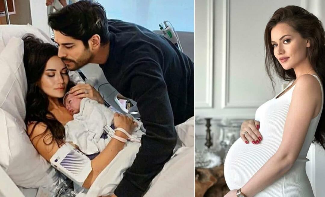 Fahriye Evcen a Burak Özçivit byli poprvé spatřeni se svým druhým miminkem Keremem!