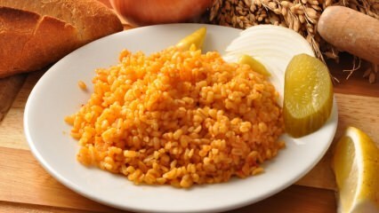 Jak udělat nejjednodušší bulgur pilaf? Špičky bulgur pilaf