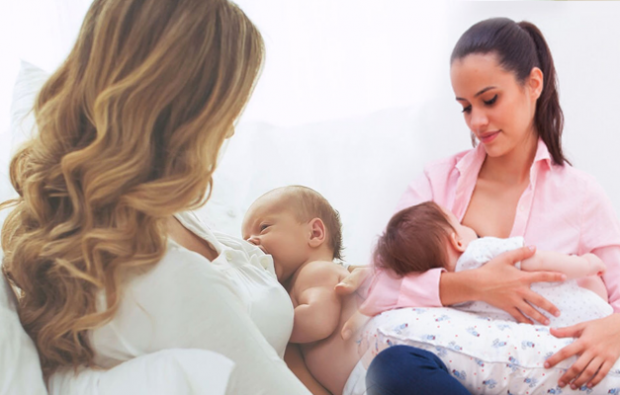 Správné metody kojení a pozice u novorozenců