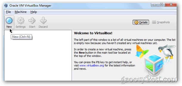 Jak nainstalovat virtuální stroj Windows 8 pomocí VirtualBox