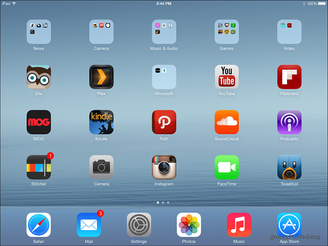Obnoveno iPad iOS 7