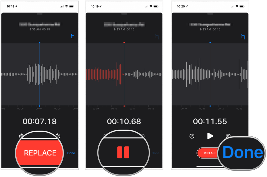 Hlasové poznámky iPhone nahrazují zvuk