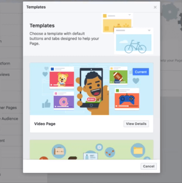 Facebook testuje novou šablonu videa pro Stránky, která staví video a komunitu do popředí na stránce tvůrce, se speciálními moduly pro věci, jako jsou videa a skupiny.