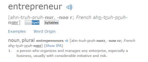Definicí slova „podnikatel“ je myšlenka rizika. 
